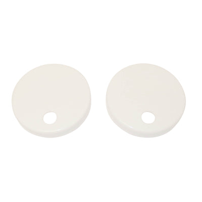 Toilet Seat Mounting Base Caps (White)