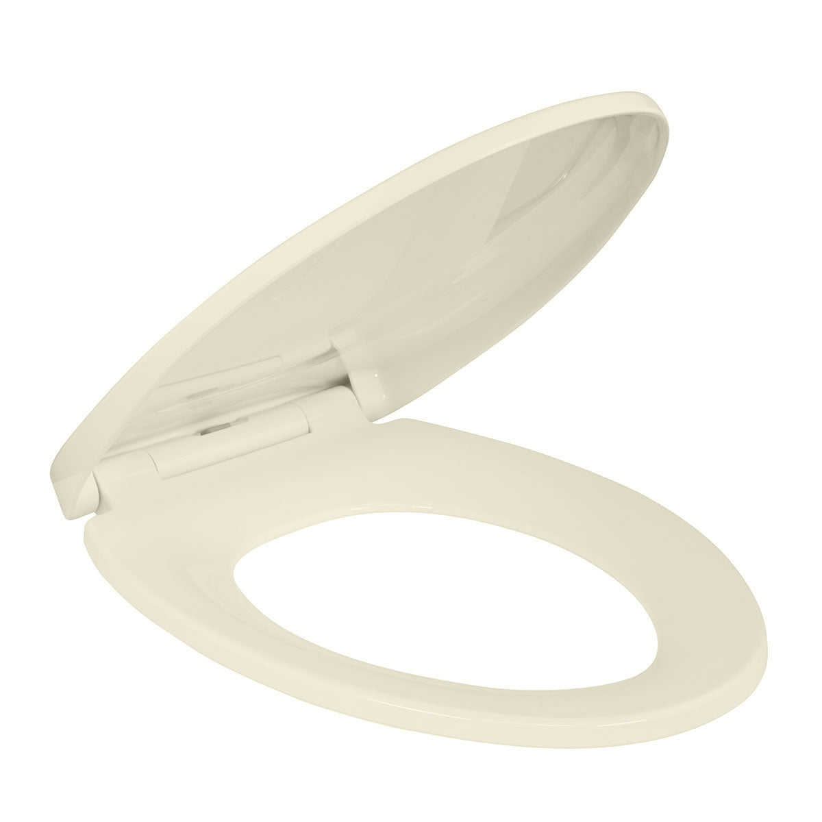 Premium Toilet Seat - Elongated - Almond Bone - Open