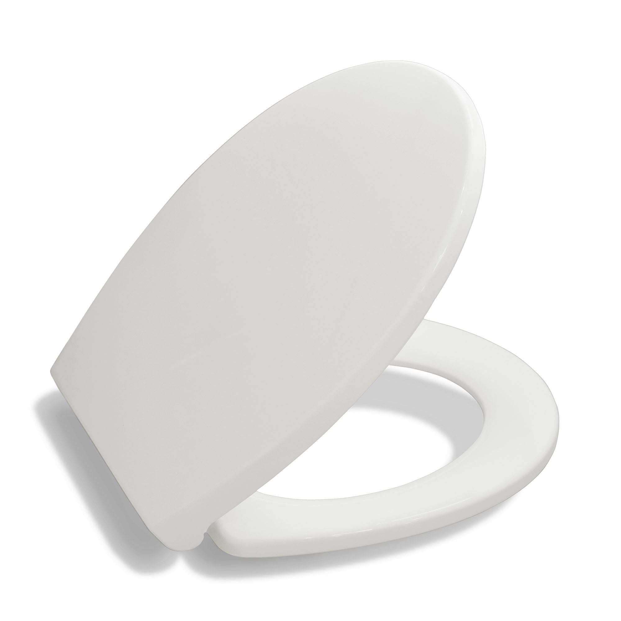 Bath Royale Premium Toilet Seat White Round