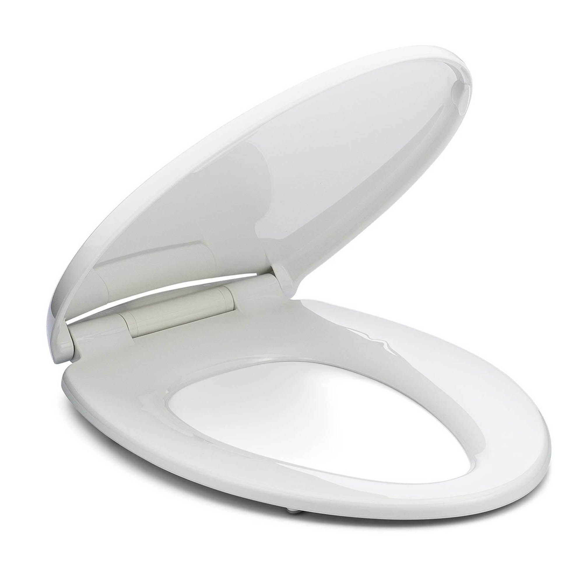 Bath Royale Superior Elongated Toilet Seat White Open